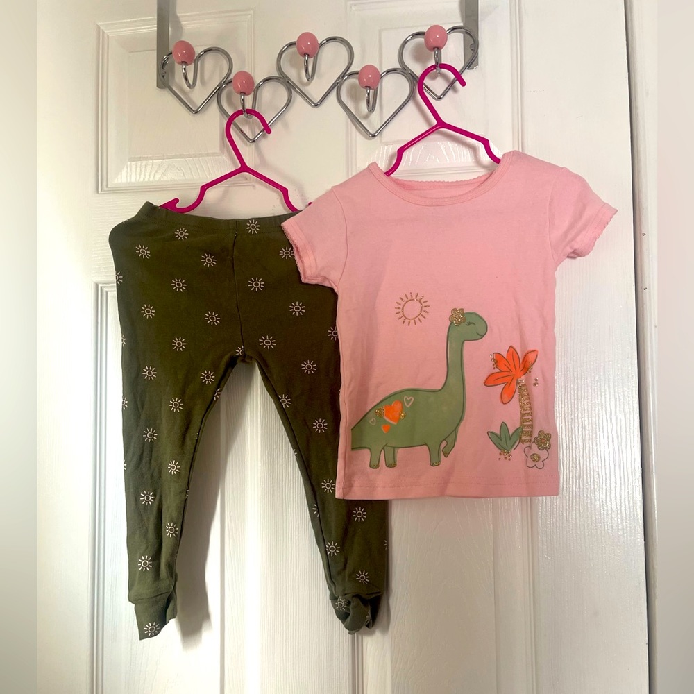 Brand new toddler girl pj set size 2t